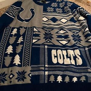 Colts ugly Christmas sweater